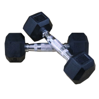Гантели DFC гексаг. обрезиненная пара DB001-17,5 кг