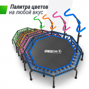 Батут UNIX Line FITNESS Premium (127 см) Green - 7